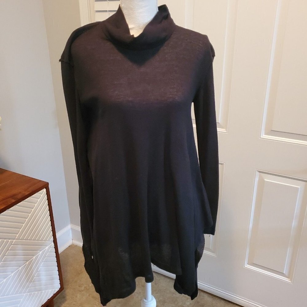 We The Free Tunic XS X-Small Waffle‎ Knit Oversized Shirt Lagenlook Boho FLAW